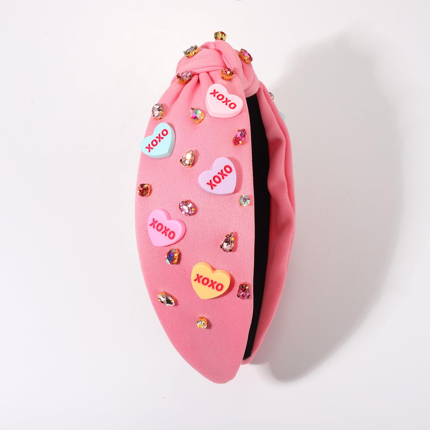 mokkia Valentine’s Day Headbands & Hair Accessories – LOVE XO HUG ME Conversation Heart Jewelry