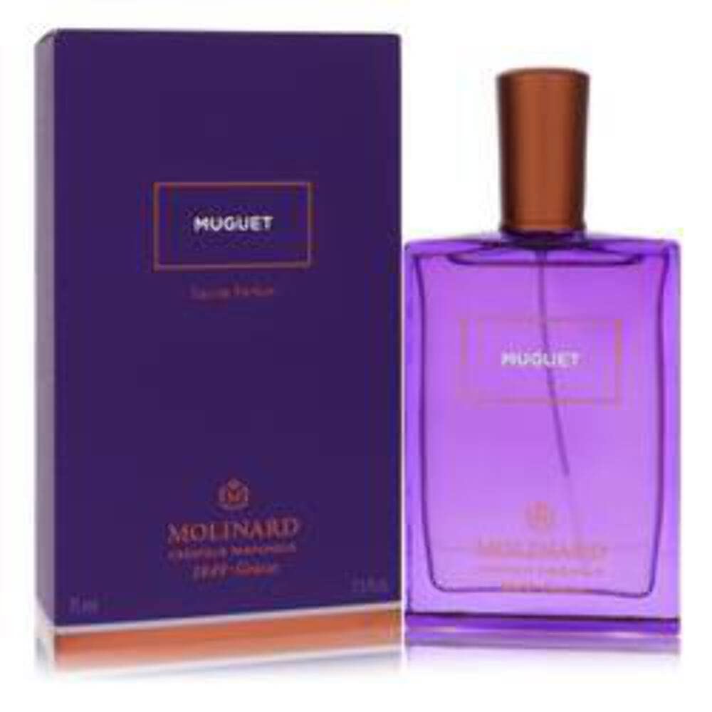 Molinard Muguet Eau de Parfum Spray – 2.5 oz (New Packaging) | Floral Green for Women