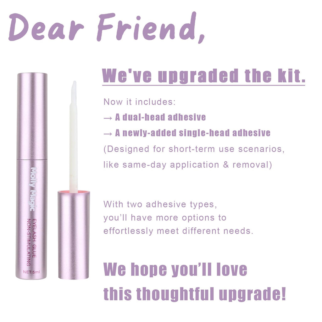 Molly Magic Venus Lash Clusters – Wispy 8–18mm D-Curl DIY Lashes with Invisible 0.03mm Band