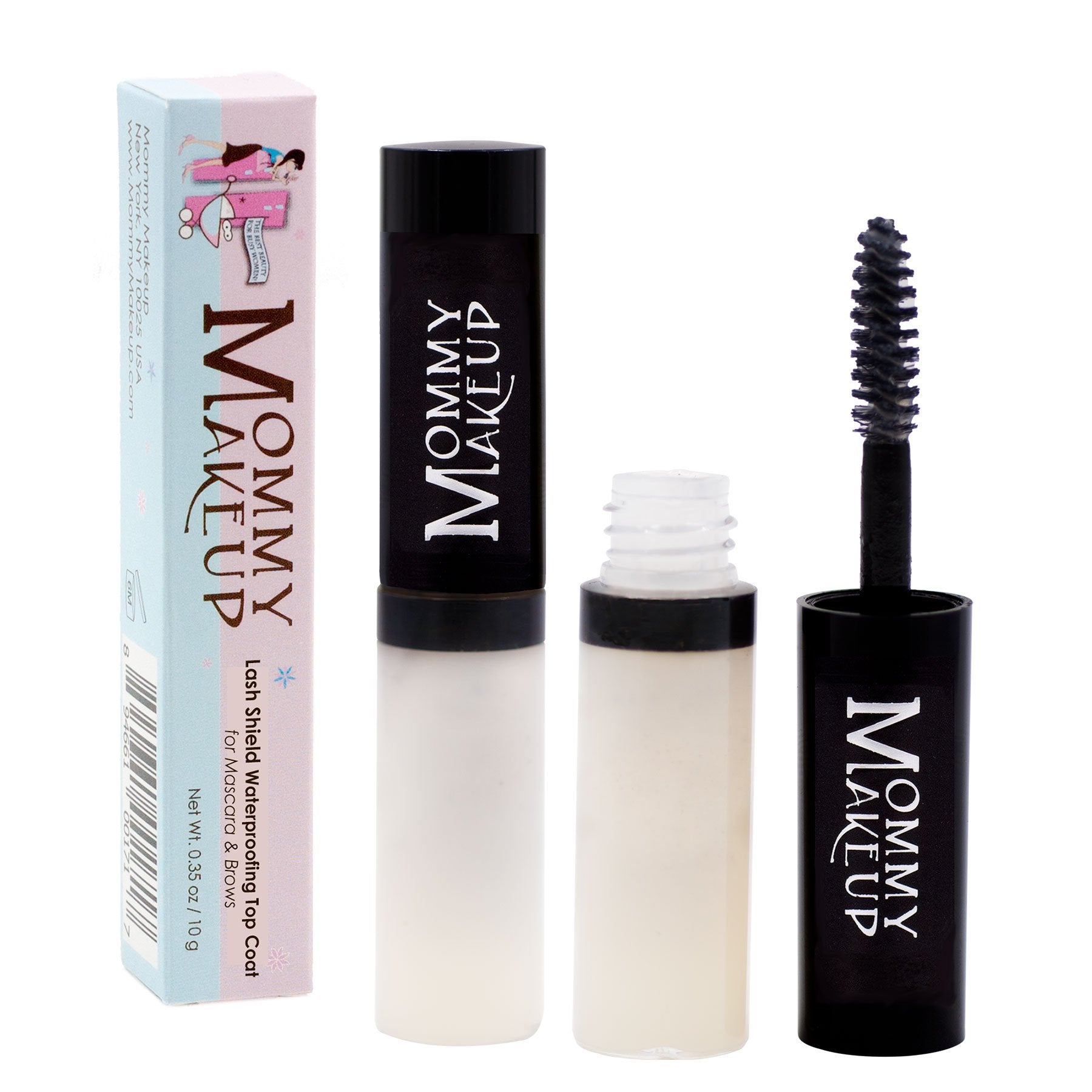 Lash Shield Waterproof Top Coat for Mascara & Brows | Mommy Makeup