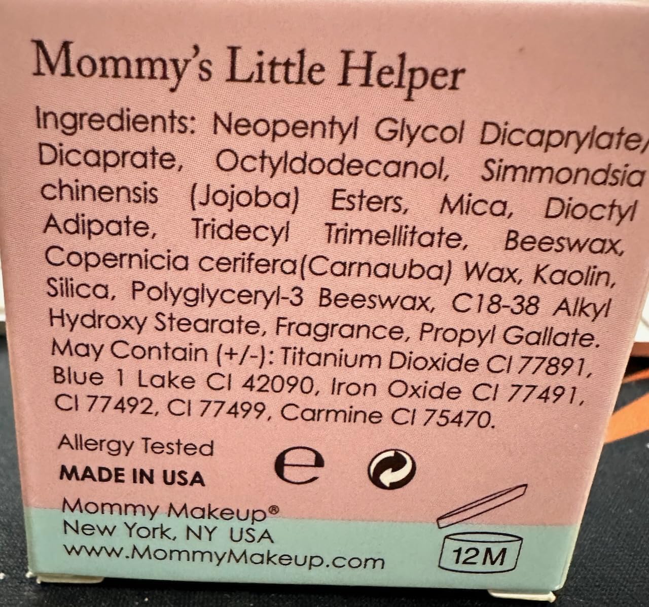 Mommy Makeup Mommy's Little Helper Concealer in Rested (Medium) - Under Eye, Face Coverage & Eyeshadow Base