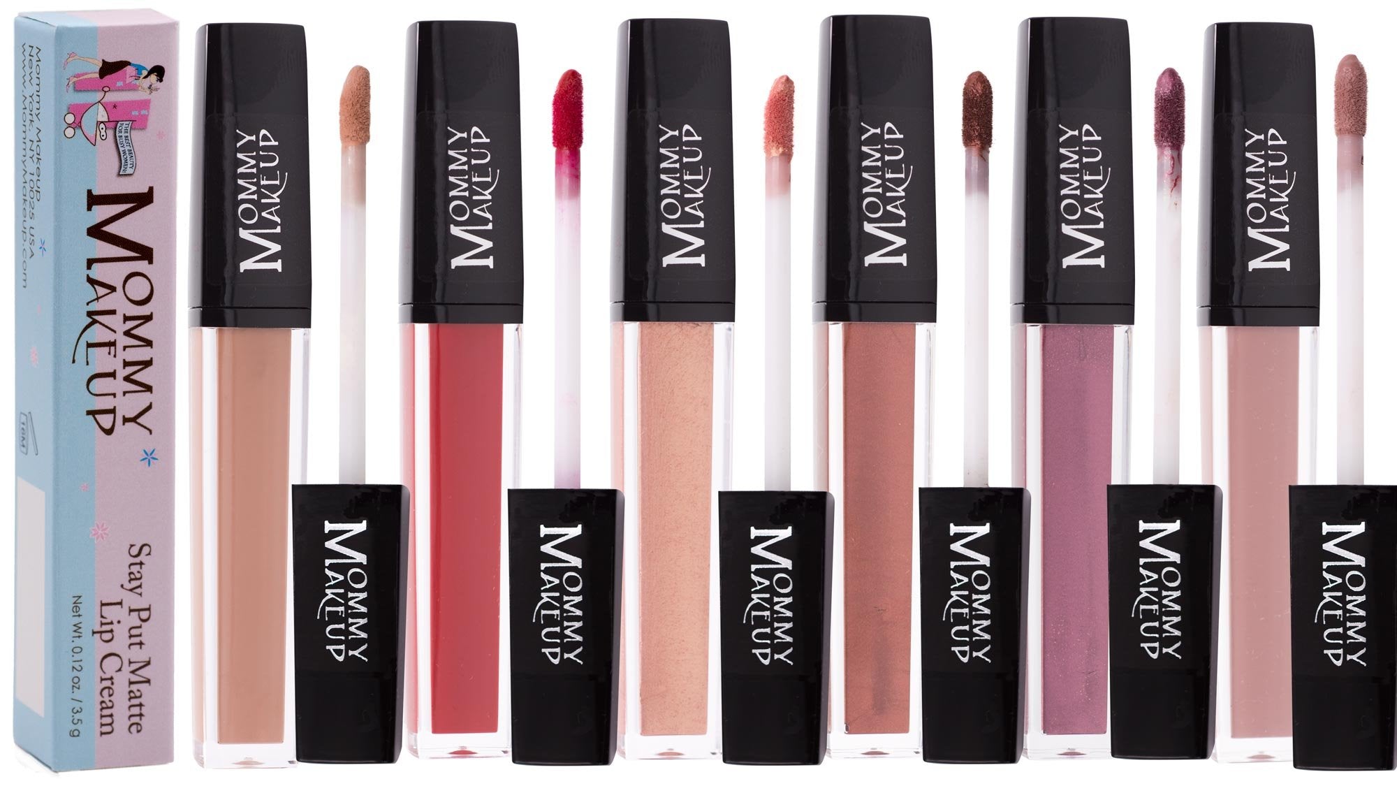 Mommy Makeup Stay Put Matte Lip Cream – Kiss-Proof, Waterproof (Harlow)