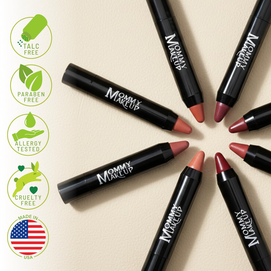 Mommy Makeup Triple Sticks – Lipstick, Cream Blush & Treatment (Mon Cherie)