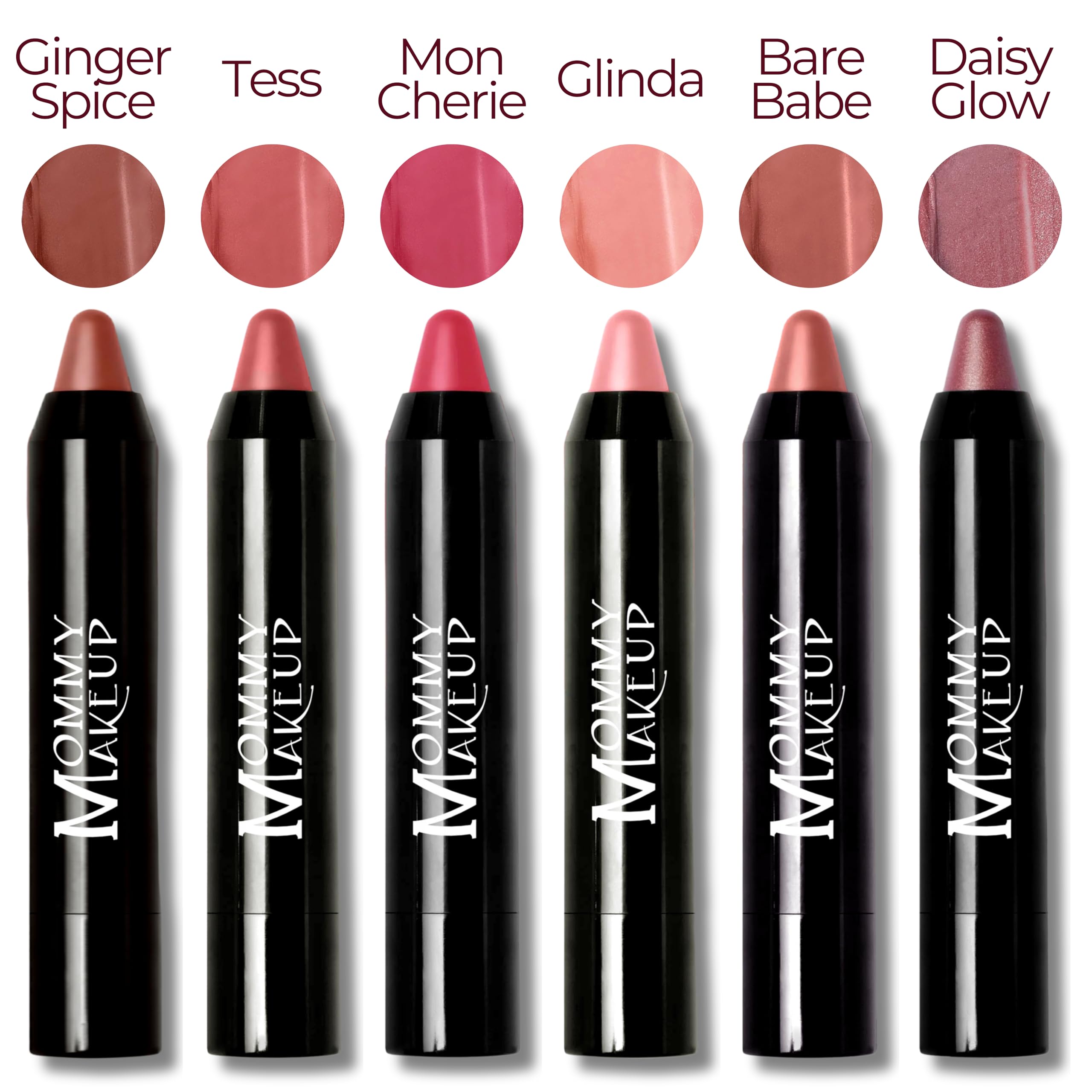 Mommy Makeup Triple Sticks - Toasted Berry Lipstick, Cream Blush & Treatment
