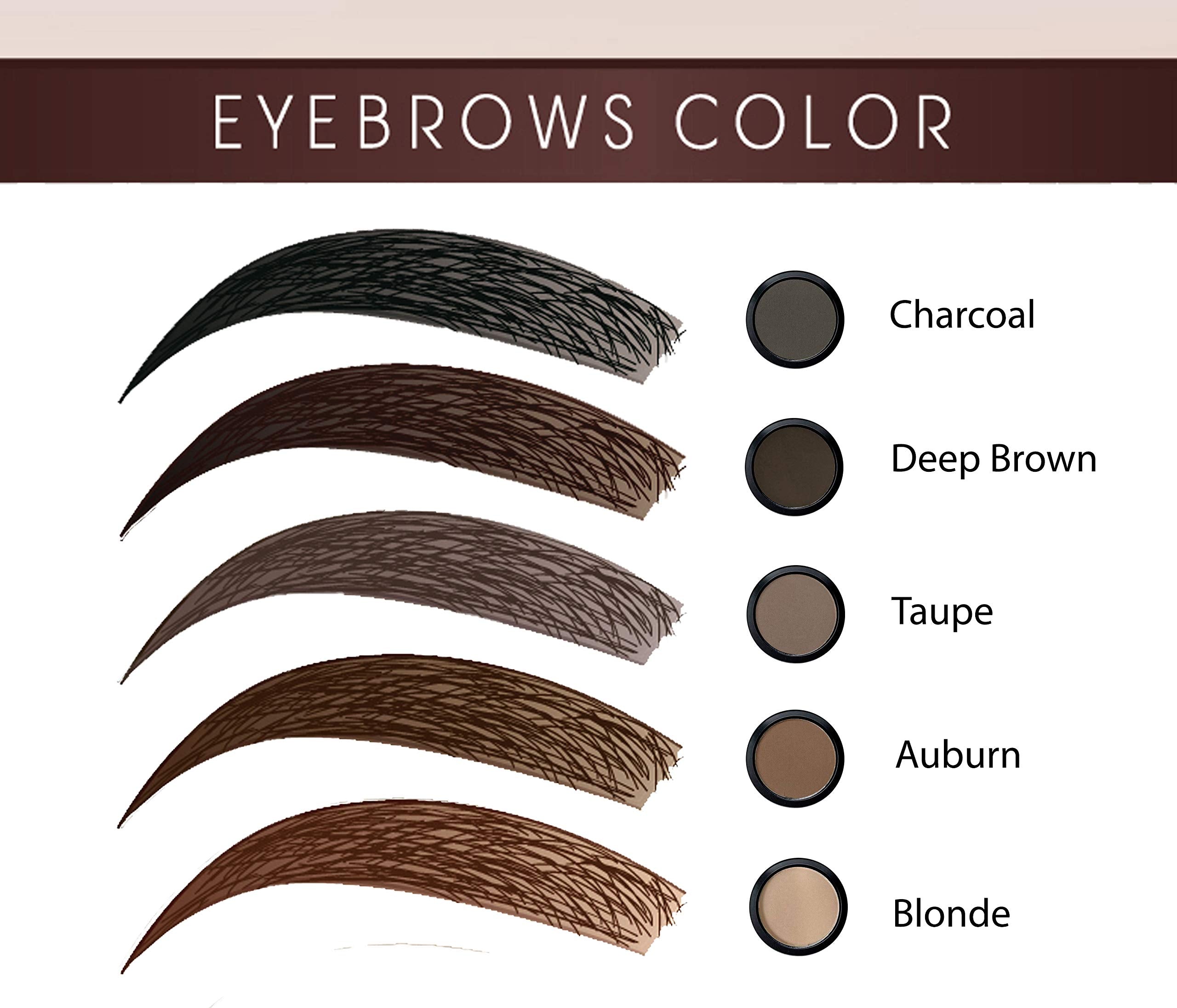 Mom's Secret 100% Natural Eyebrow Powder – Deep Brown | Vegan, Gluten Free, Made in USA