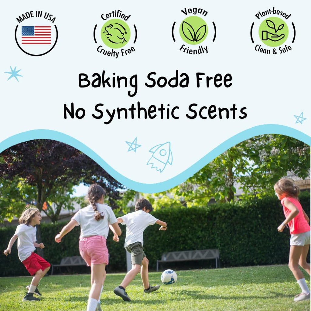 MONA Unscented Natural Deodorant for Kids & Teens – Aluminum & Baking Soda Free, 2-Pack