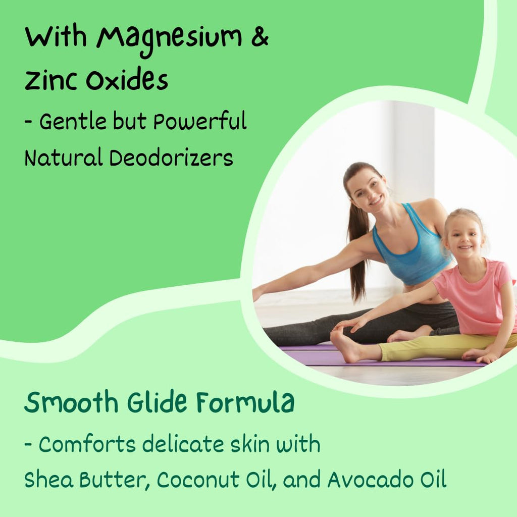 MONA Honeydew Natural Deodorant for Kids – Aluminum-Free 2-Pack