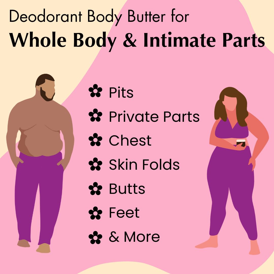 MONA All Natural Deodorant for Whole Body & Intimate Areas | Apricot & Rose, 2 oz