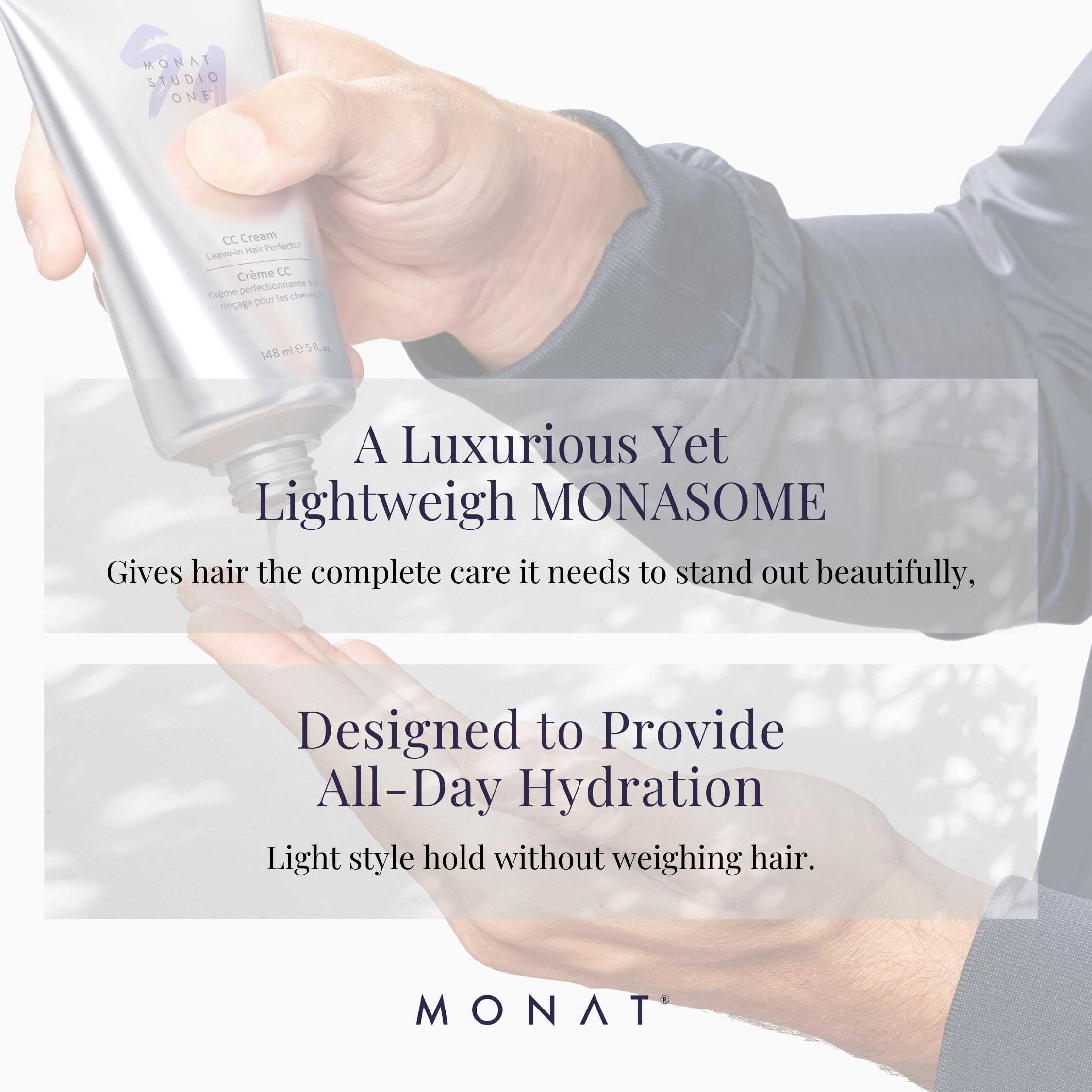MONAT CC Cream for Hair – Multitasking Leave-In Hydration (5 oz) for All Hair Types