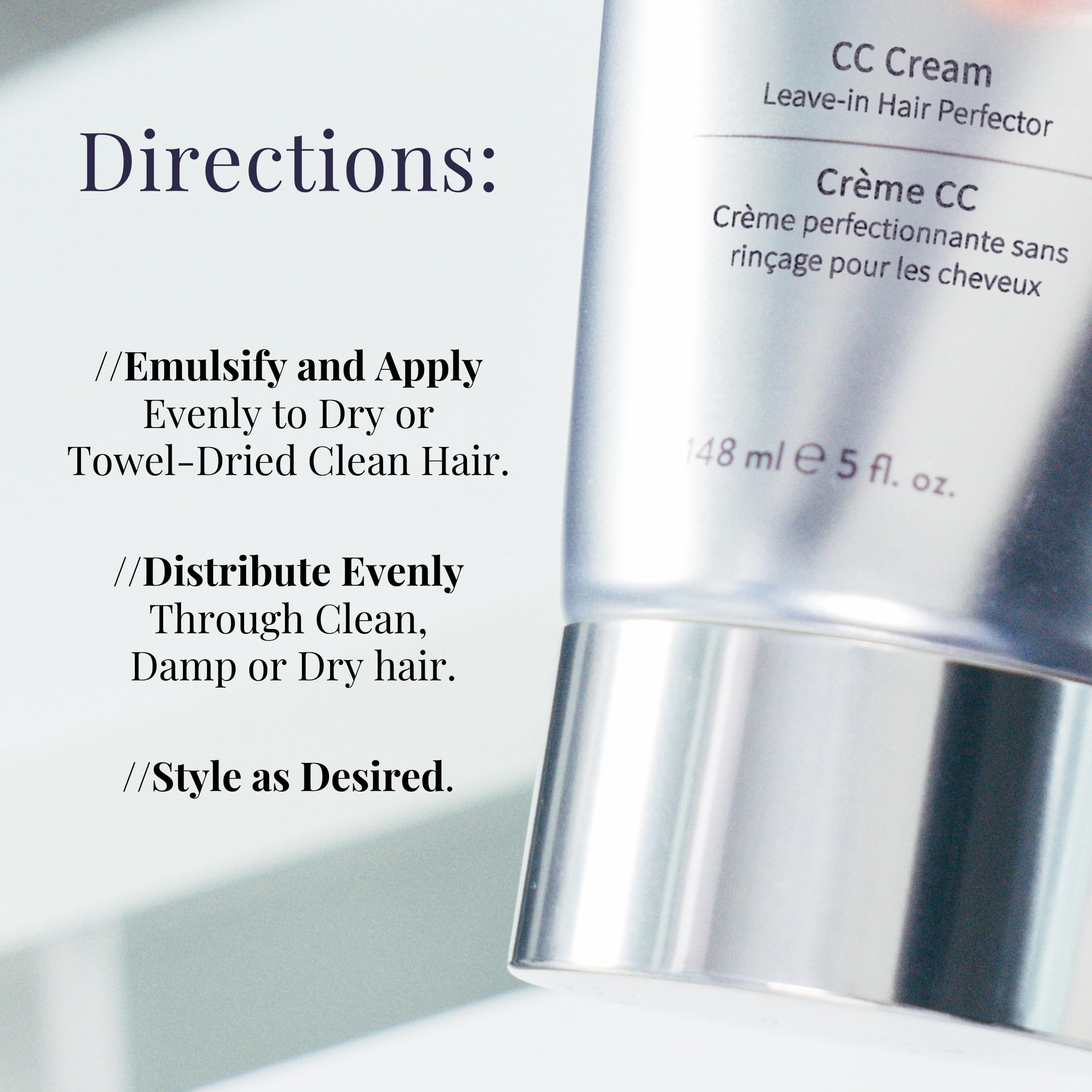 MONAT CC Cream for Hair – Multitasking Leave-In Hydration (5 oz) for All Hair Types