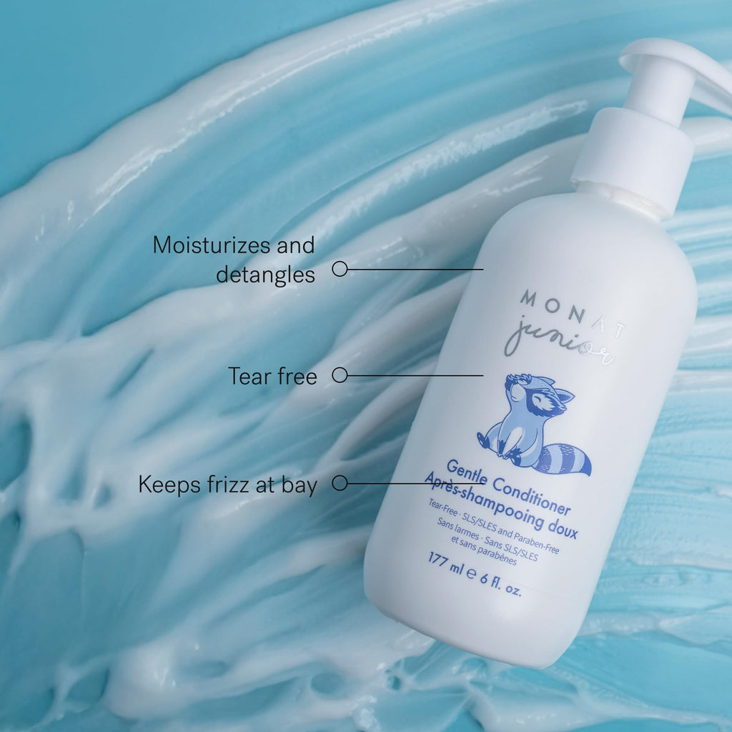 MONAT Junior Gentle Conditioner – Tear-Free, All-Natural Kids Hair Care for Frizz & Tangles