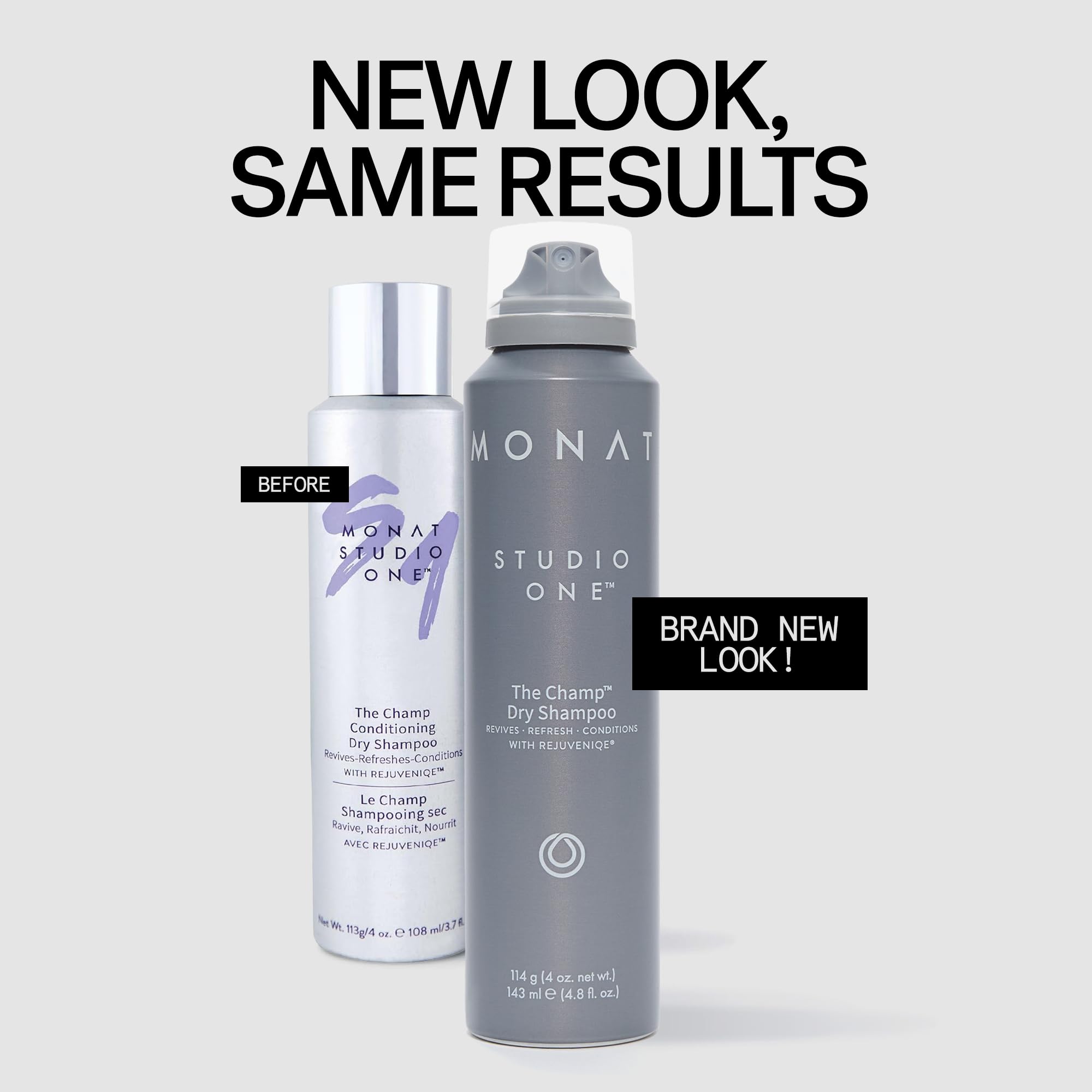 MONAT Studio One The Champ Conditioning Dry Shampoo with Rejuveniqe – Waterless Hair Refresh