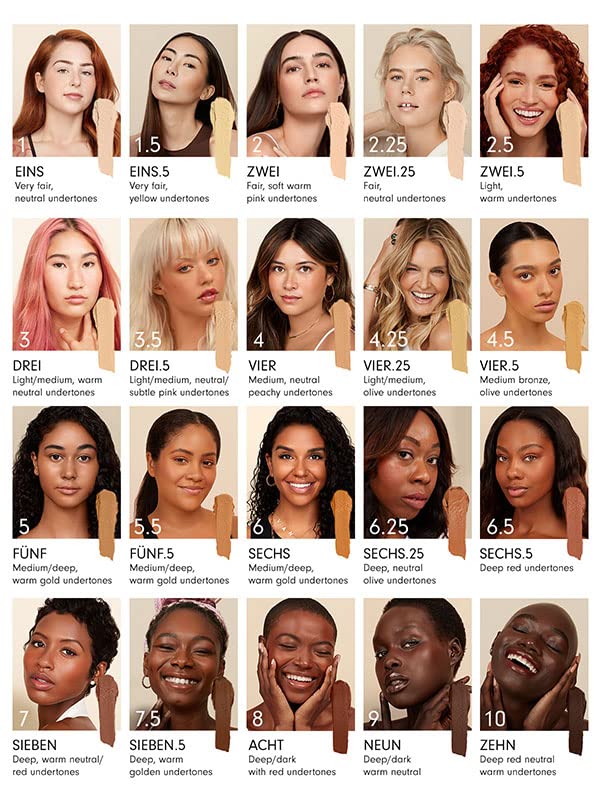 Monika Blunder Beauty Blunder Cover Foundation Concealer in Shade 5.5 | Warm Yellow Undertones | Clean, Cruelty-Free