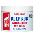 Montana Emu Ranch EMUPlus Deep Rub with Camphor & Arnica - 8 oz Jar | Pure Emu Oil