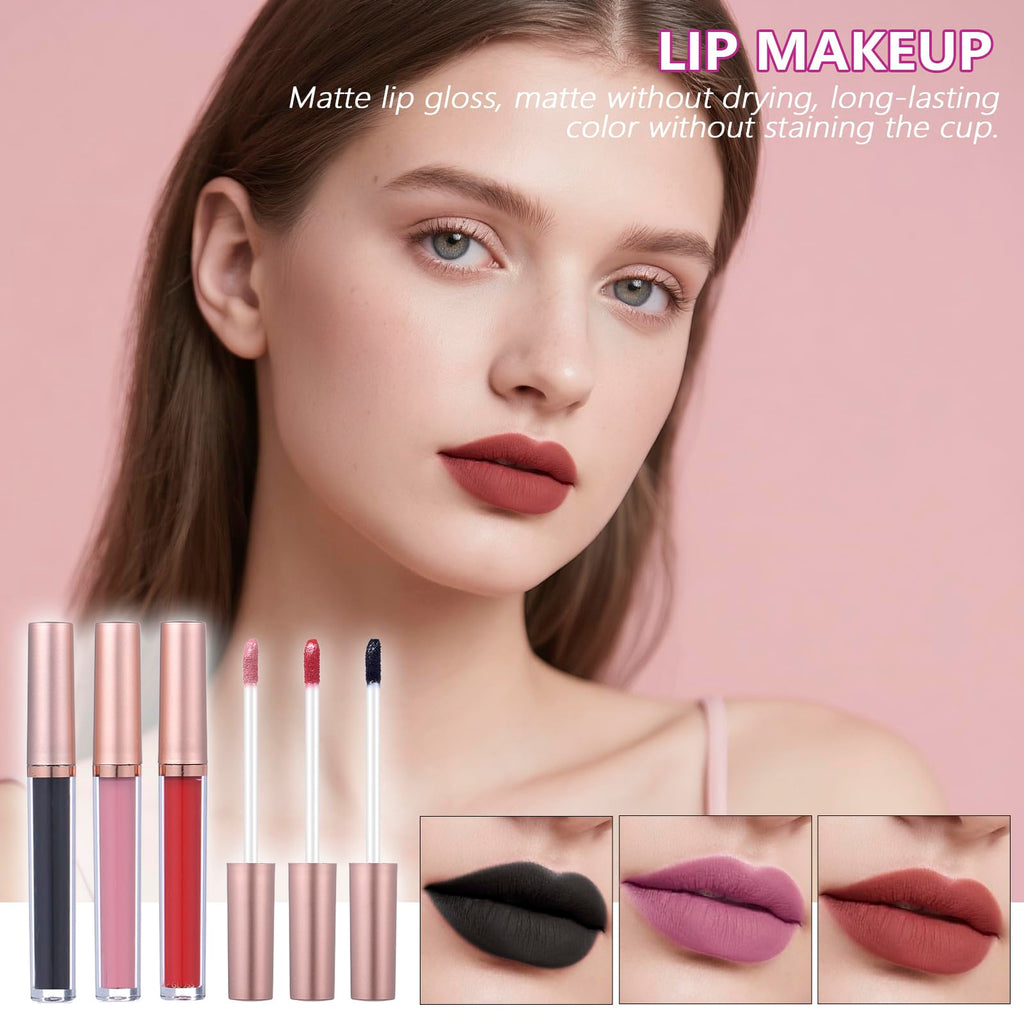 Moobirlet 27-in-1 Makeup Kit for Teens – Eyeshadow Palettes, Foundation, Concealer & Brushes