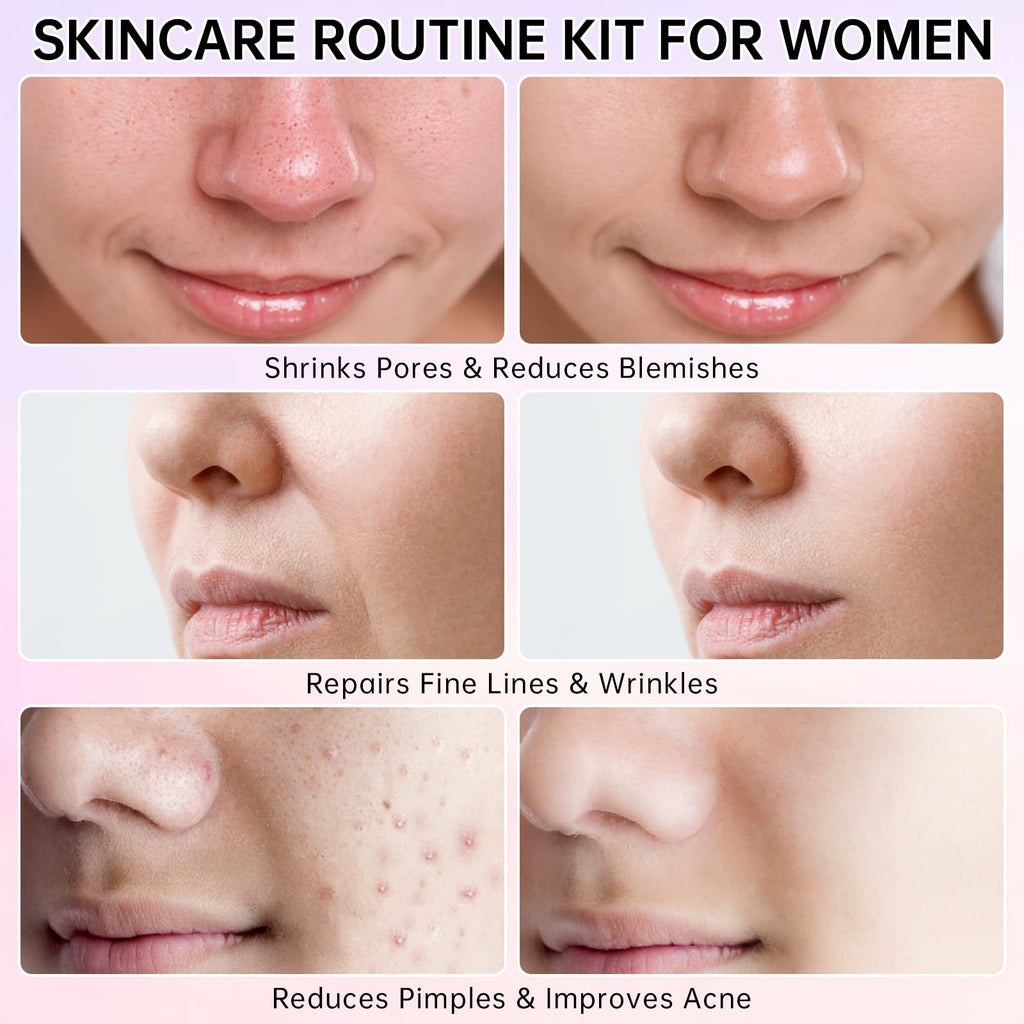 Mopayzer Sakura Teen Skin Care Set – 5-Piece Hydrating Routine for Teens 10–12