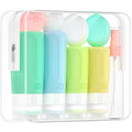 Morfone 16-Pack Travel Bottles Set – TSA Approved, Leak-Proof Silicone Containers (2oz/3oz)
