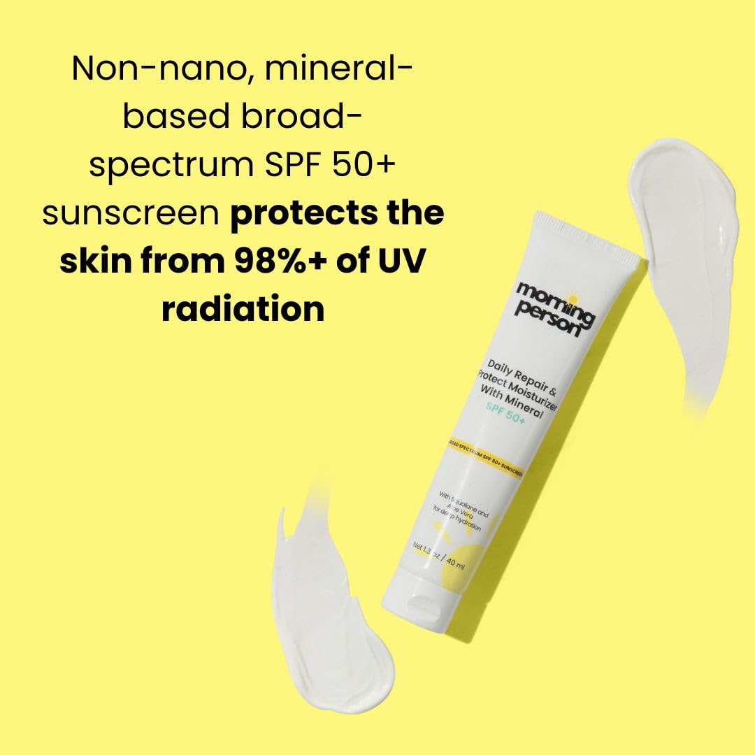 Morning Person Daily Repair & Protect Mineral SPF 50+ Moisturizer