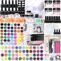 Morovan Acrylic Nail Kit for Beginners – All-in-One DIY Nail Starter Set with UV Lamp, Polish & Tools