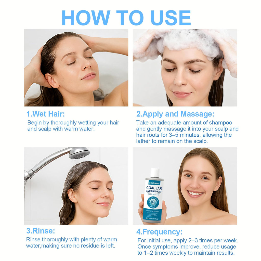 Morovan Coal Tar Shampoo 2%: Severe Dandruff & Itchy Scalp