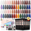 Morovan Poly Nail Gel Kit – 32 Colors, UV Lamp, Starter DIY Kit