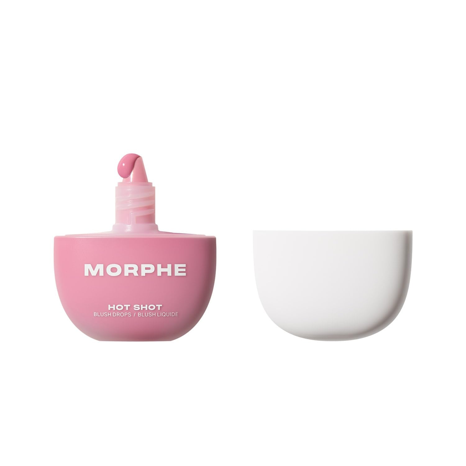 Morphe Hot Shot Blush Drops – Hydrating, Buildable Liquid Blush with Niacinamide & Antioxidants (0.5 fl oz)
