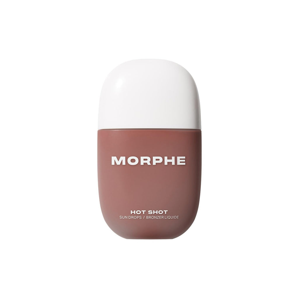 Morphe Hot Shot Sun Bronzing Drops - Waterweight Liquid Bronzer with Niacinamide for Glowing Skin | Sun Siren (1 fl oz)