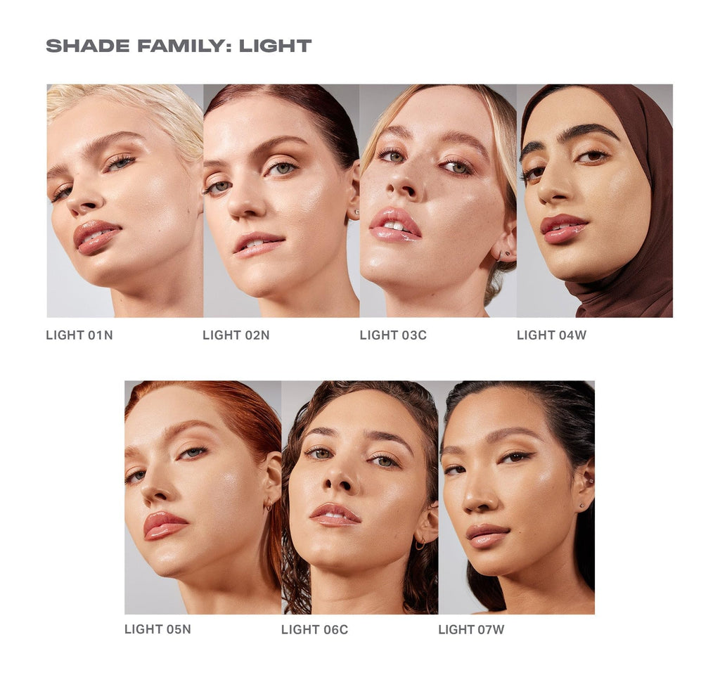 Morphe Lightform Dewy Foundation - Extended Hydration, Buildable Medium Coverage (Light 05N) | Long-Wearing Radiant Finish