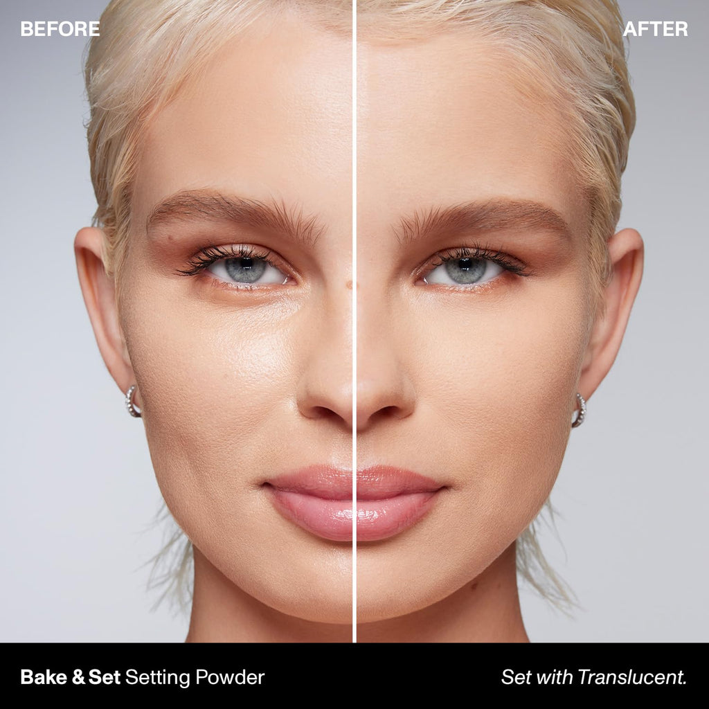 MORPHE Mini Bake & Set Translucent Powder — Talc-Free Finishing Powder (0.09 oz) for a Soft Natural Look