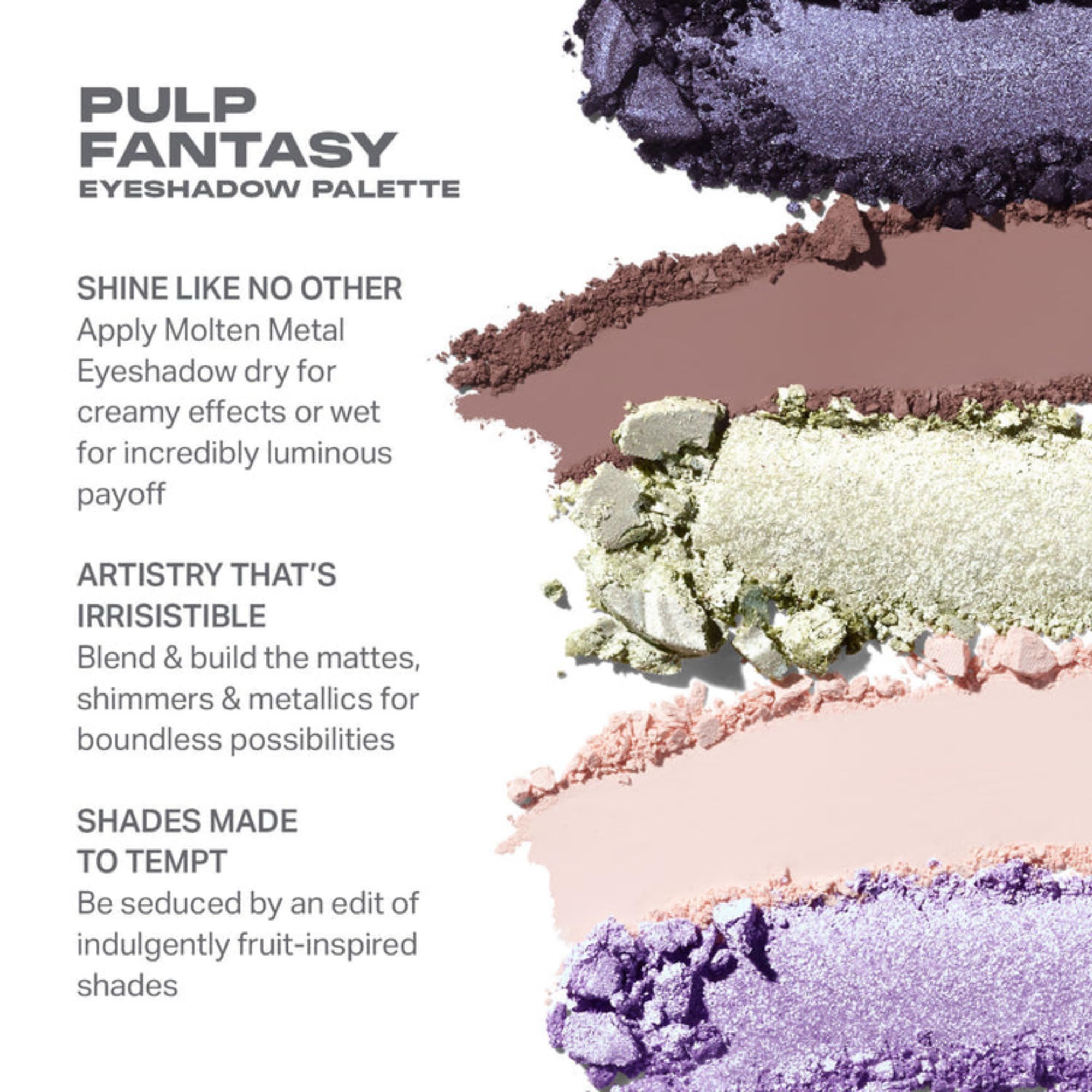 MORPHE Pulp Fantasy Artistry Palette – Foil-Effect Eyeshadow with Matte, Shimmer & Foil Finishes | 0.35 oz