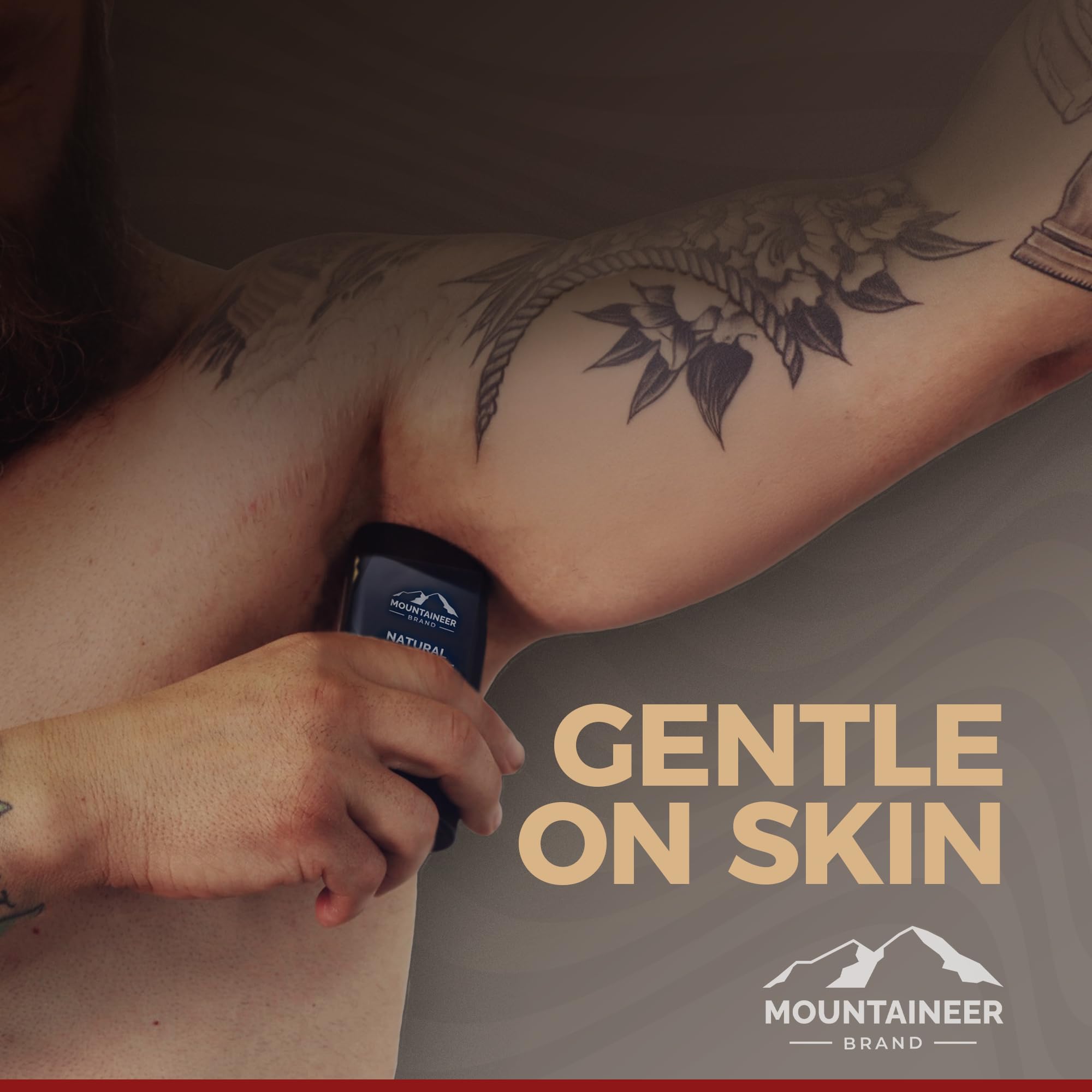Mountaineer Brand Natural Deodorant for Men | Aluminium Free | Made in WV | Mountain Fresh 2.65 oz