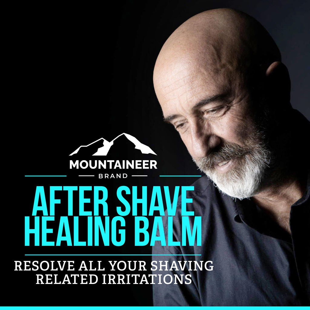 Mountaineer Brand Natural Post Shave Balm – Smokey Bourbon Scent | 2oz