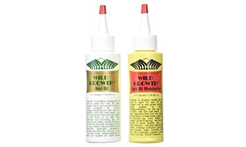 Wild Growth Set — Hair Oil 4 oz + Light Oil Moisturizer 4 oz | Mountaineer Brand