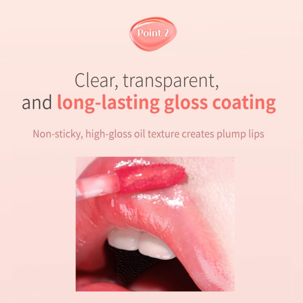 MQNY Dewy Water Glow Lip Tint 3.5g – Peanut Peach & Peach Beige
