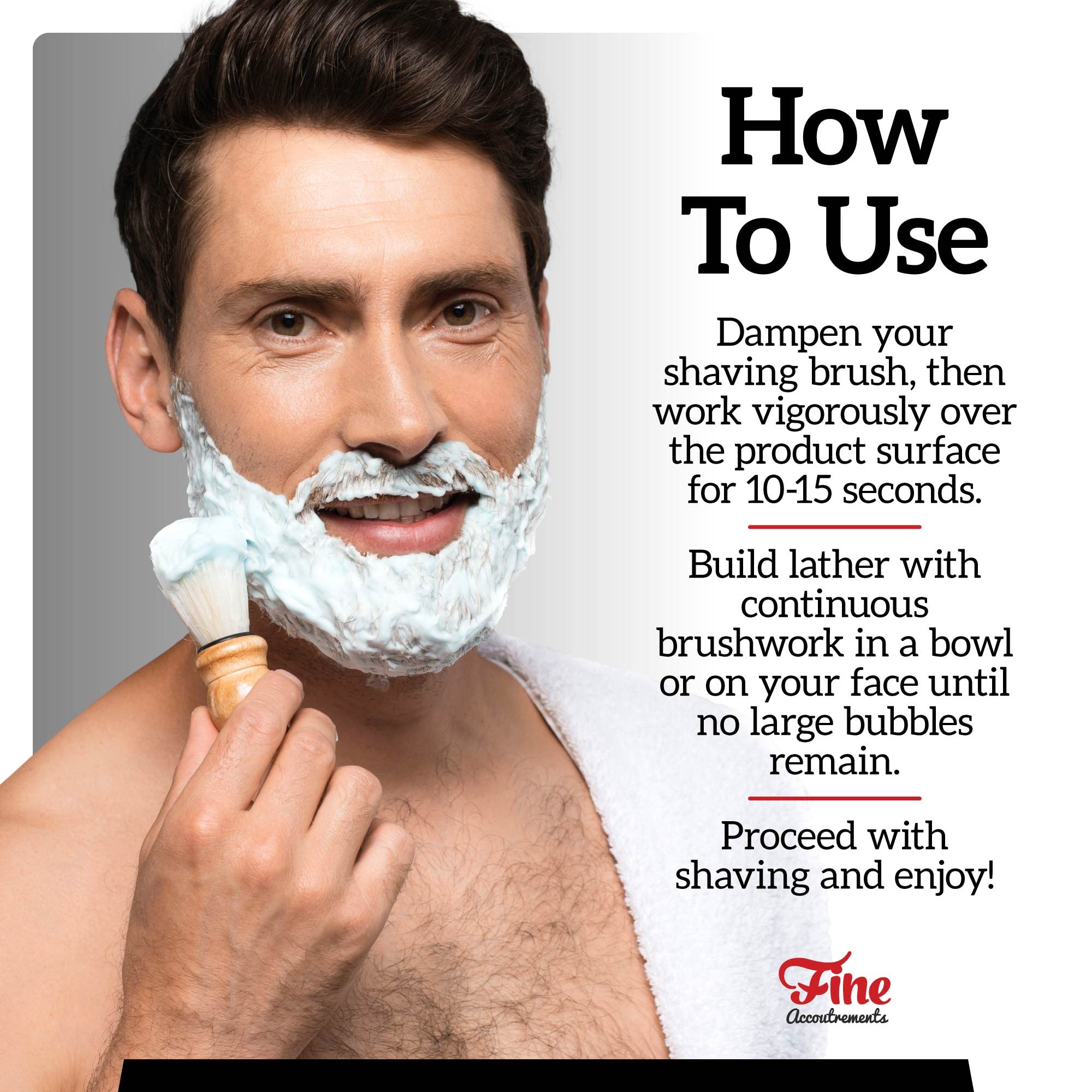 Mr. Fine 21C Shaving Soap – Thick Lather, Made in Italy (5oz)