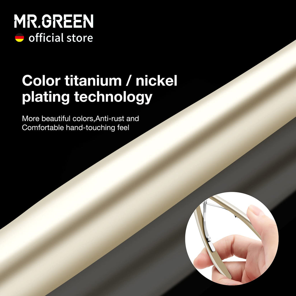 MR.GREEN Cuticle Nippers Nickel Pearl – Colorful Nail Cuticle Scissors