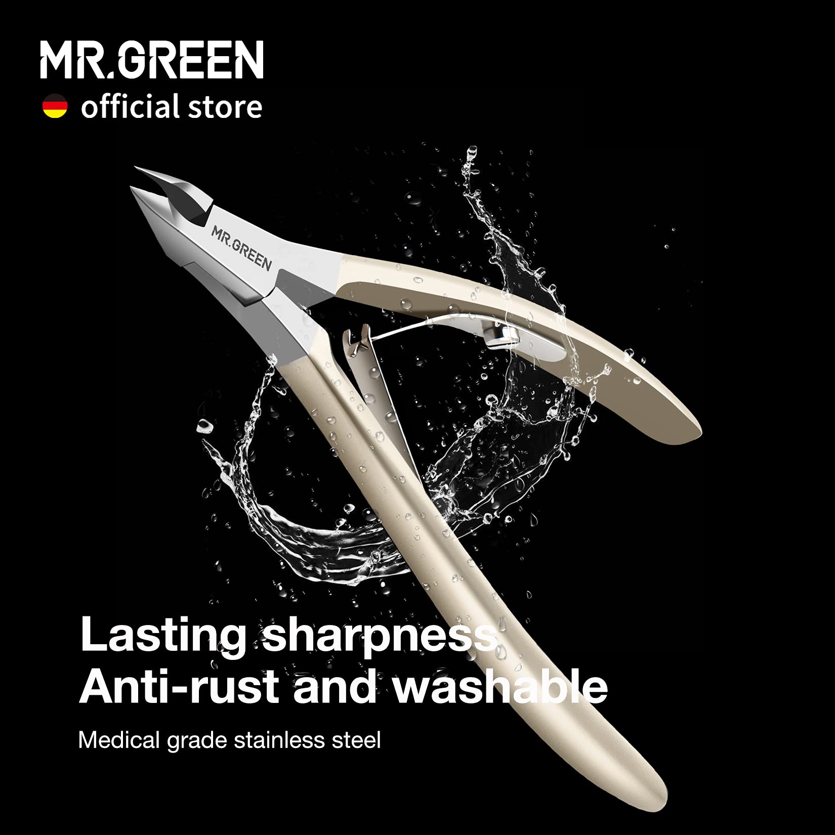 MR.GREEN Cuticle Nippers Nickel Pearl – Colorful Nail Cuticle Scissors