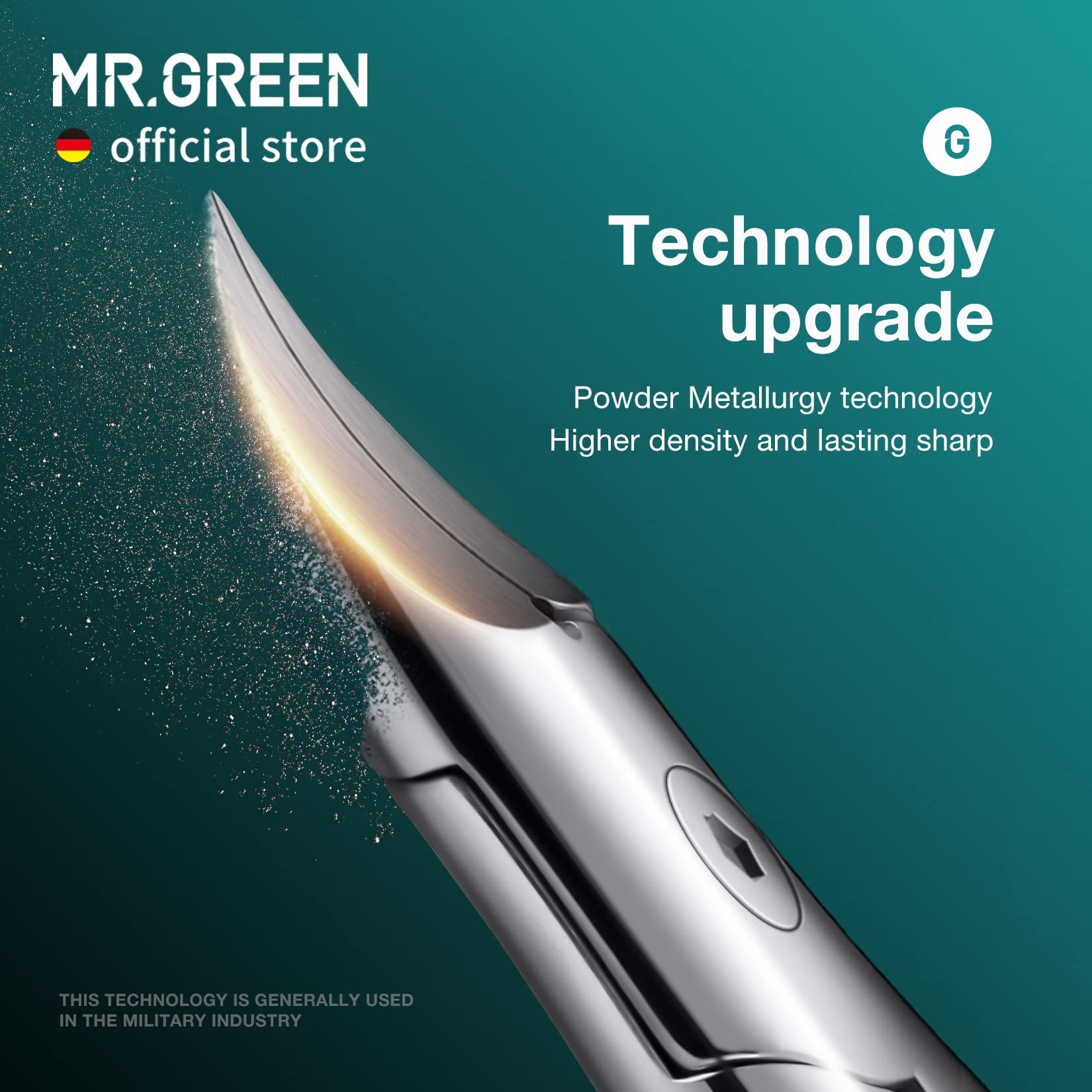 MR.GREEN Toenail Clippers Stainless Steel – Ingrown, Thick & Hard Nails Pedicure Tools (Orange + Nail Remover)