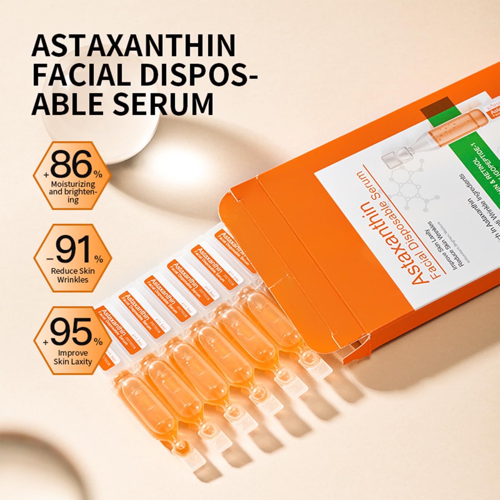 MrCuvaryas Astaxanthin Serum for Face — Anti-Aging, Hydration & Pore Refinement