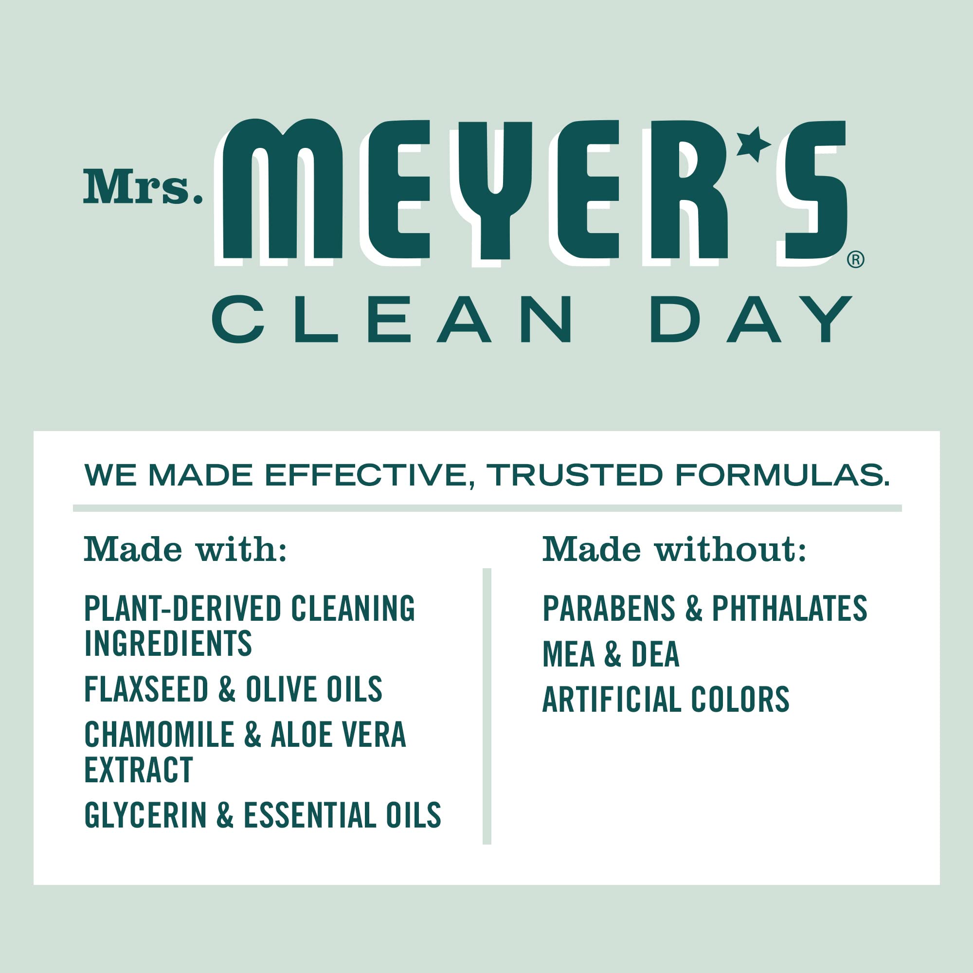 Mrs. Meyer's Birch Wood Body Wash – 16 oz | Moisturizing Clean Day