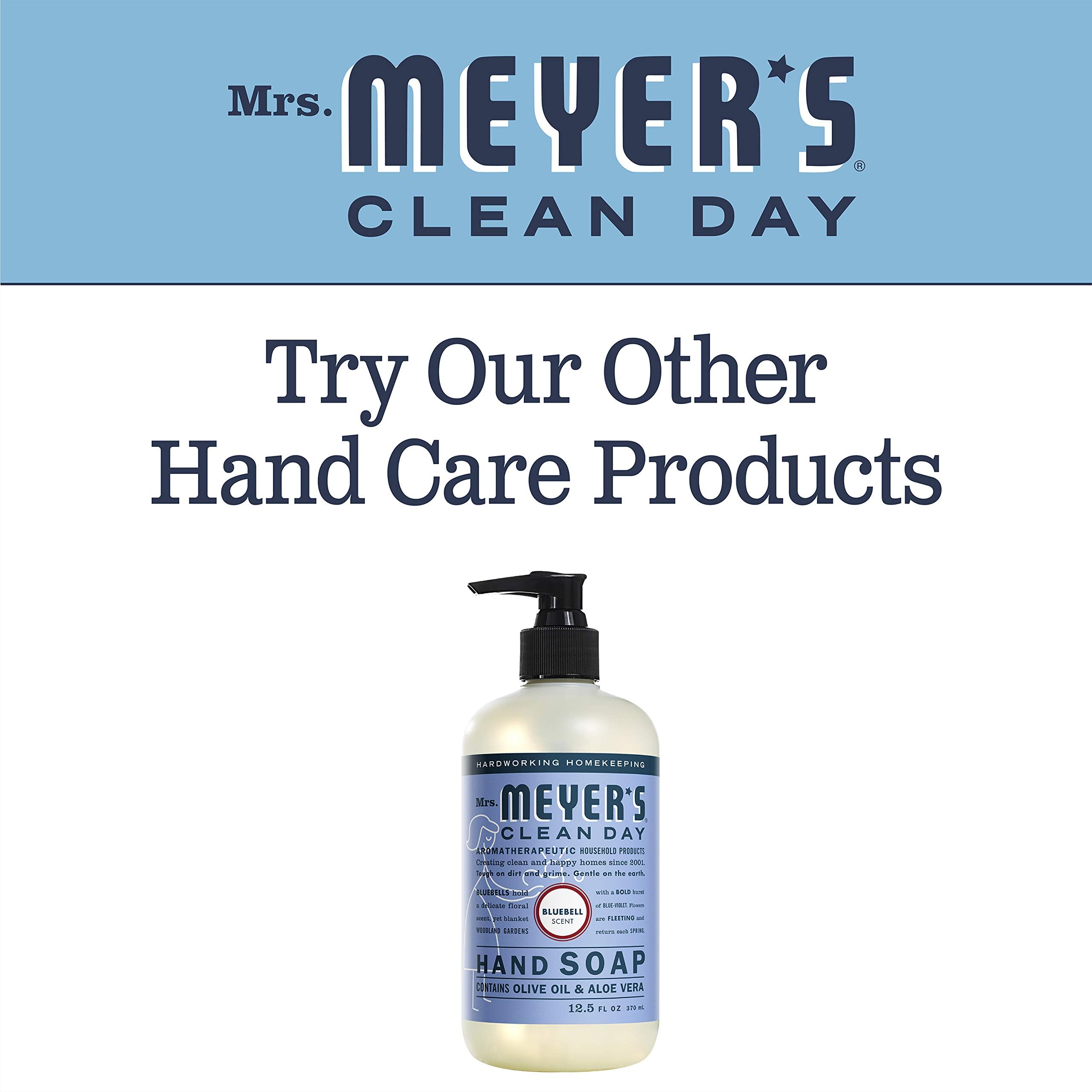 Mrs. Meyer's Clean Day Bluebell Hand Soap – 12.5 Fl Oz, Pack of 2