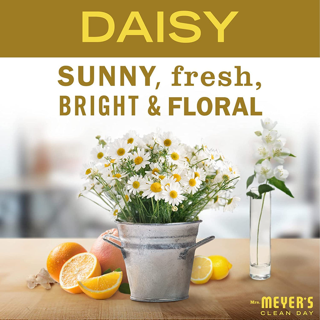 Mrs. MEYER'S CLEAN DAY Variety Pack — Hand Soap 12.5 oz + Dish Soap 16 oz (Daisy) | Leaping Bunny Certified