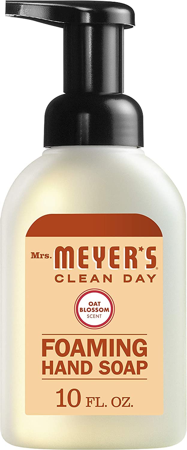 Mrs. Meyer's Clean Day Foaming Hand Soap – Oat Blossom, 10 fl oz (Pack of 6)