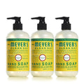 Mrs. Meyer's Clean Day Hand Soap with Essential Oils – Honeysuckle, Biodegradable, 12.5 oz (Pack of 3)