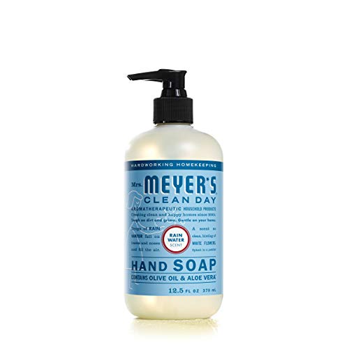 Mrs. Meyer's Clean Day Liquid Hand Soap 6-Pack Variety Pack – Clementine, Basil, Lavender, Rain Water, Oat Blossom, Lemon Verbena, 12.5 oz Each