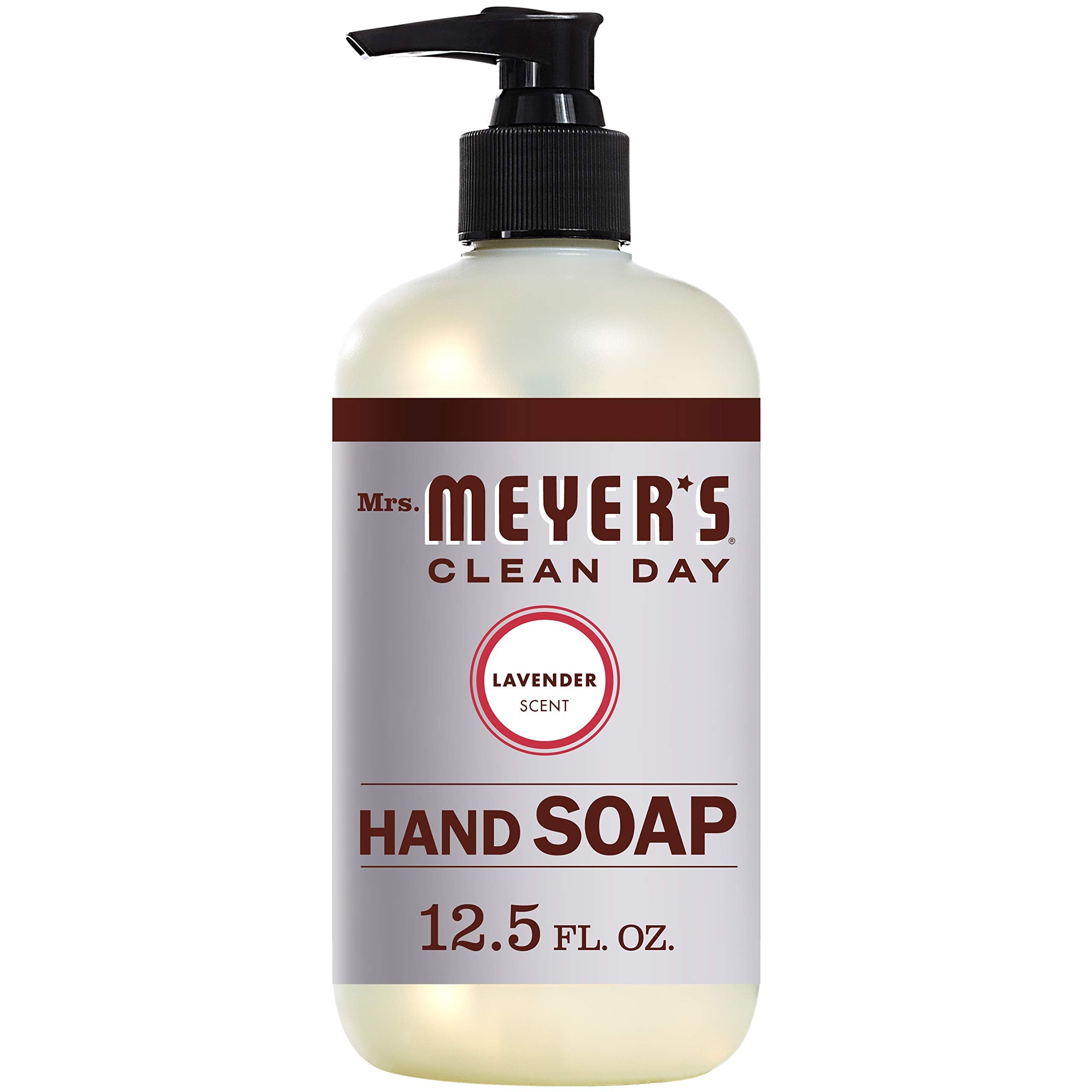 Mrs. MEYER'S CLEAN DAY Lavender Hand Soap – 12.5 oz, Pack of 6
