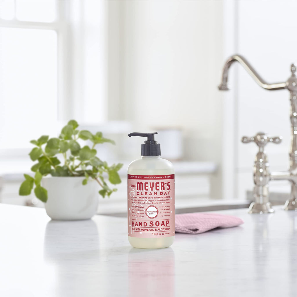 Mrs. MEYER'S Clean Day Peppermint Hand Soap 12.5 oz Pack of 3