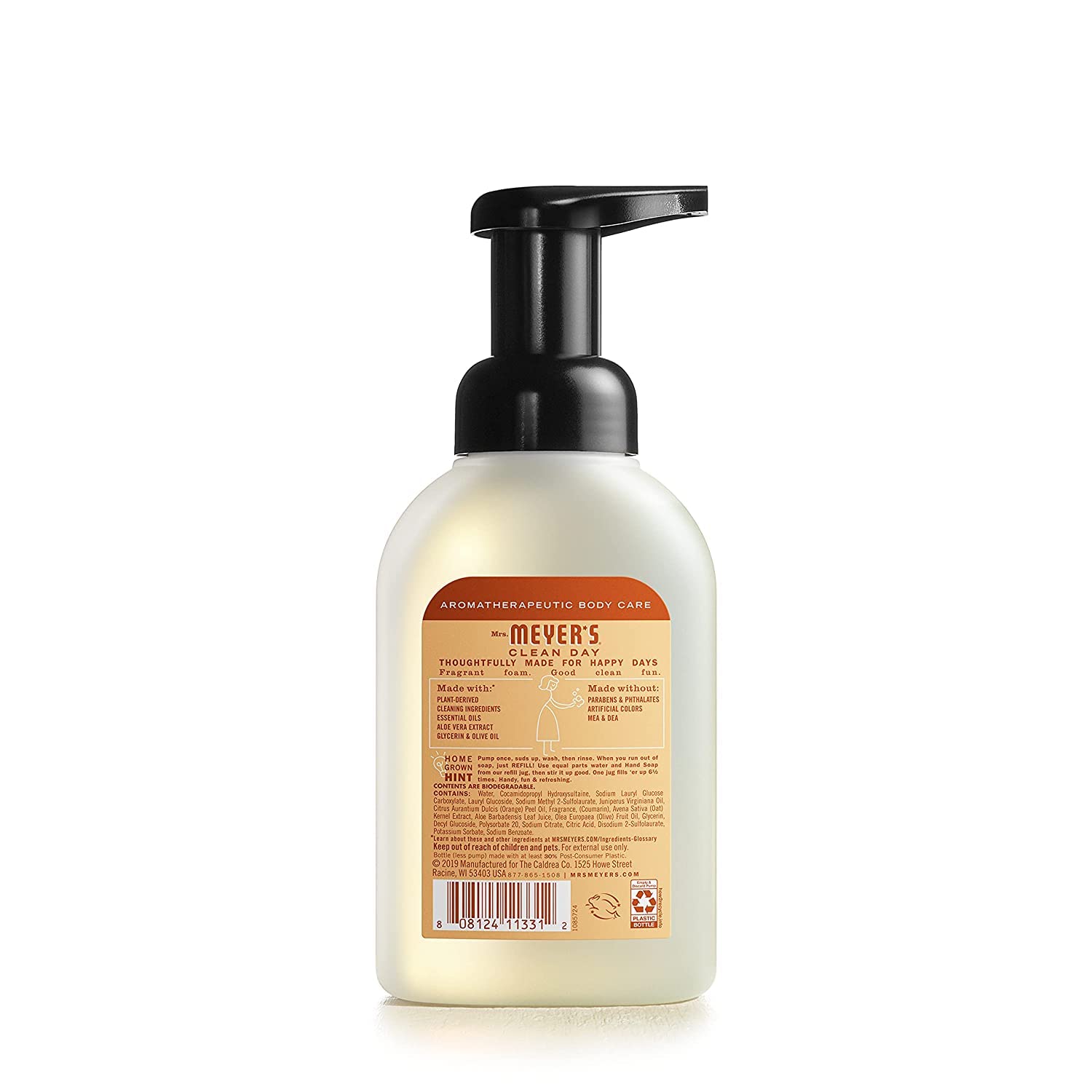 Mrs. Meyer's Clean Day Foaming Hand Soap – Oat Blossom, 10 fl oz (Pack of 6)