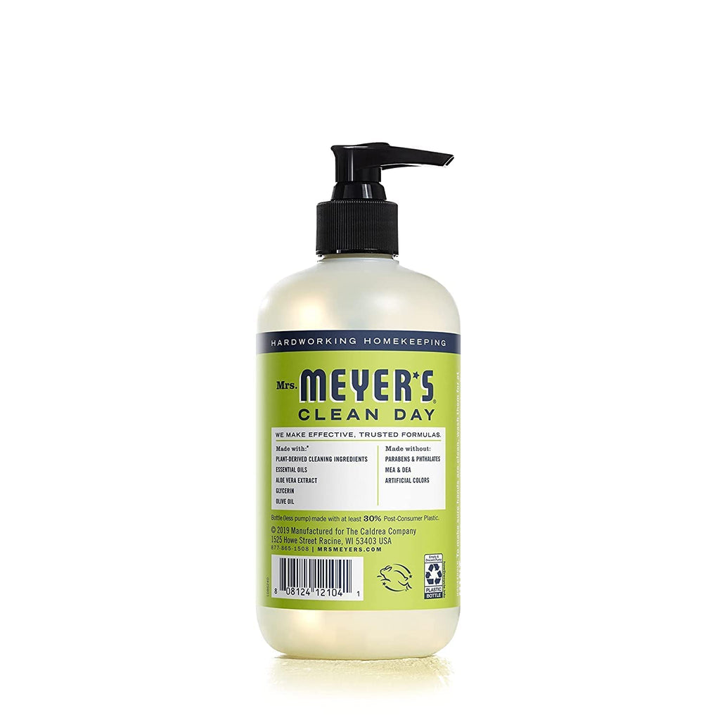 Mrs. Meyer's Clean Day Liquid Hand Soap 3 Scent Variety Pack – Lemon Verbena, Lavender & Basil