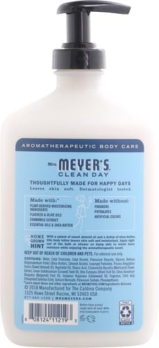MRS. MEYER'S CLEAN DAY Rain Water Body Lotion – Non-Greasy Moisturizer for Dry Skin, 15.5 oz